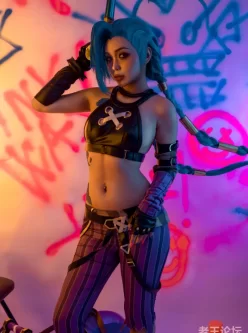 [转载搬运] Umeko J 英雄联盟金克斯 cosplay Jinx - League of Legends [76P6V+839M][百度盘]